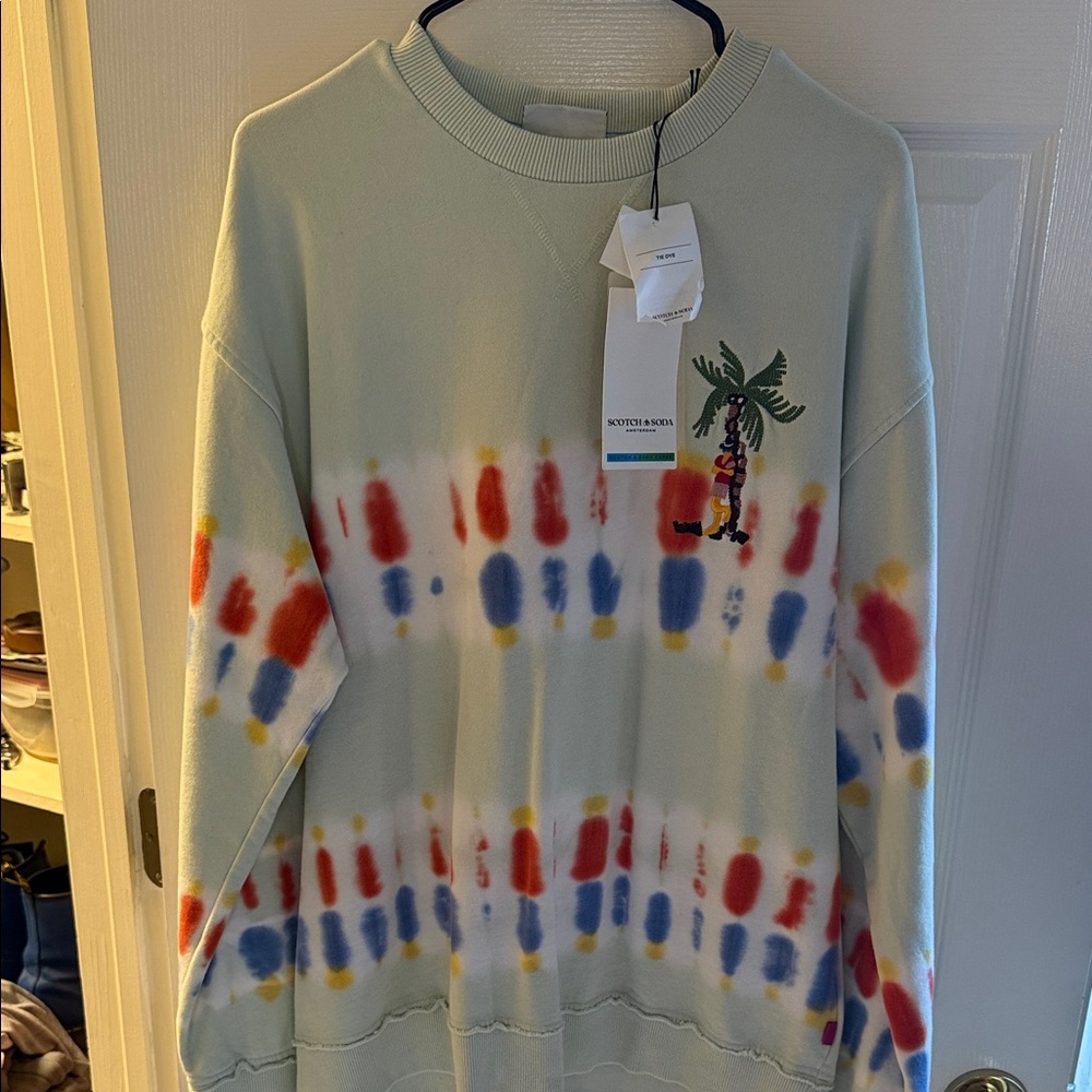 Scotch & Soda Multicolor Tie-Dye Sweatshirt
